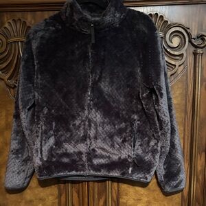 Eddie Bauer Men's Plush Fleece Jacket - Charcoal